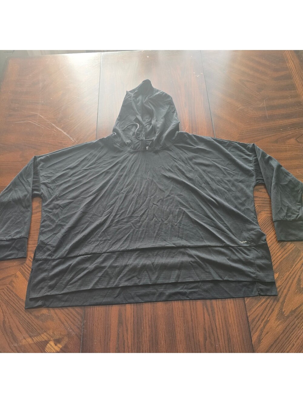 Mondetta Performance Luxury black hooded top womens XL